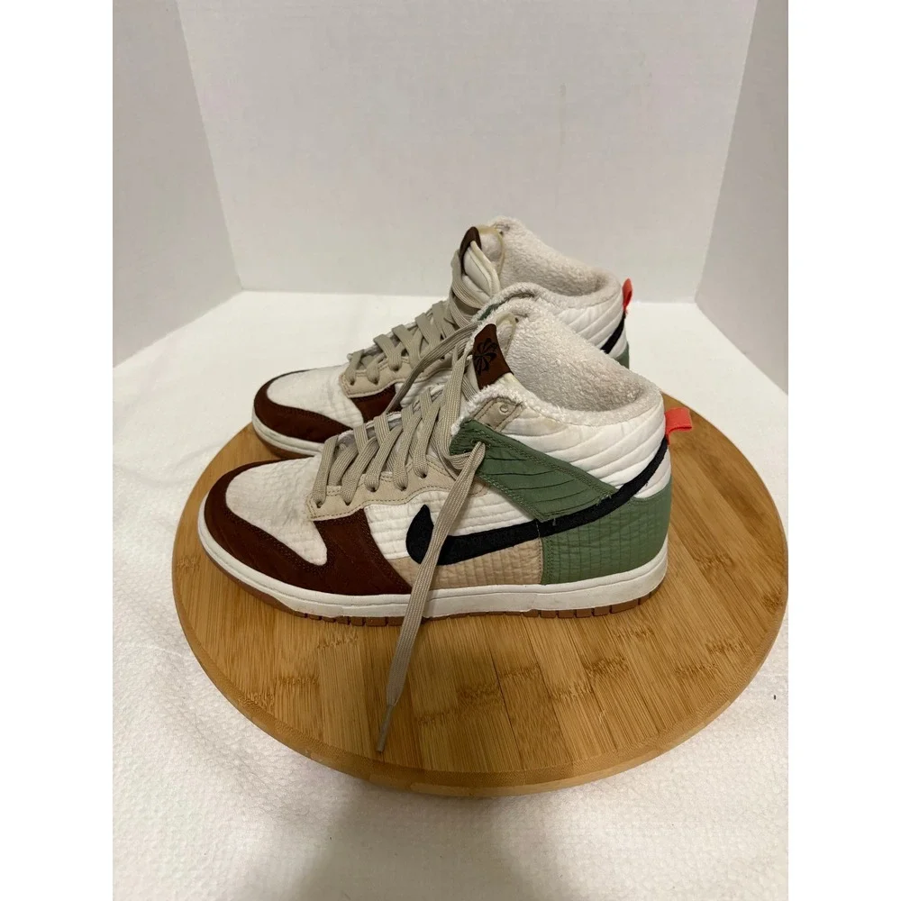 Nike Dunk High Toasty Rattan Brown Green White DN9909-100 Wmns 8.5 Sneaker